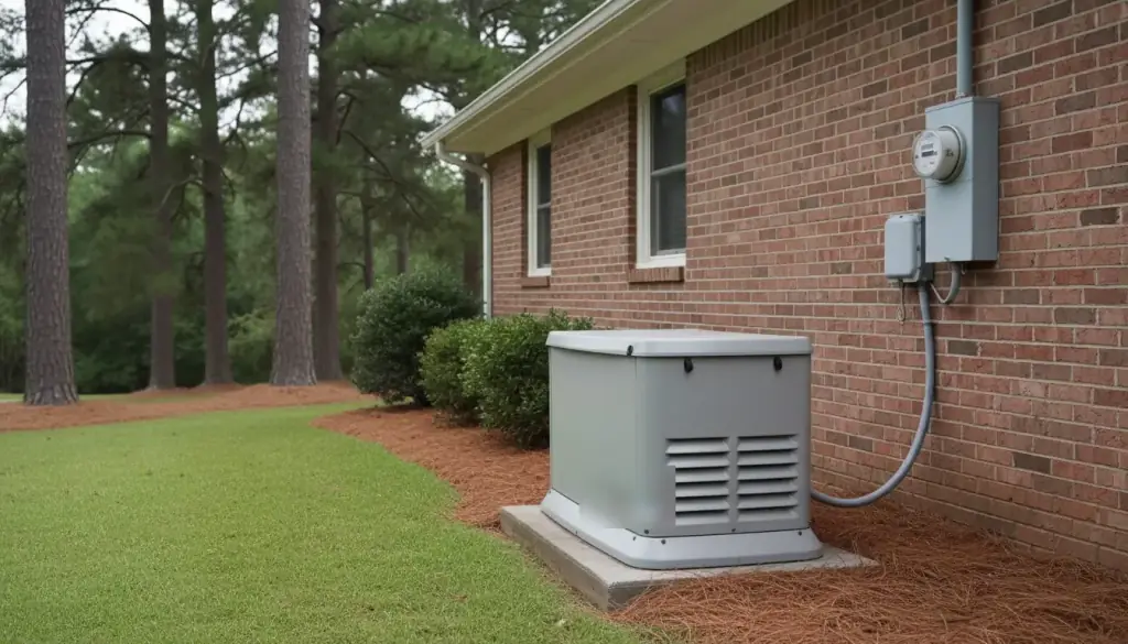 Standby generator installation